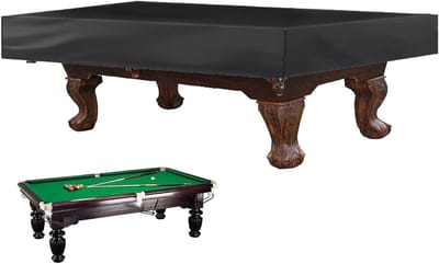 Biljarttafelhoes - Tafelbeschermer - Tafel Beschermen - Waterdicht Oxford Materiaal - 7-9 voet - Zwart