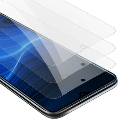 Cadorabo 3x Screenprotector geschikt voor Realme X2 PRO / Oppo Reno Ace - Beschermende Pantser Film in KRISTALHELDER - Getemperd (Tempered) Display beschermend glas in 9H hardheid met 3D Touch