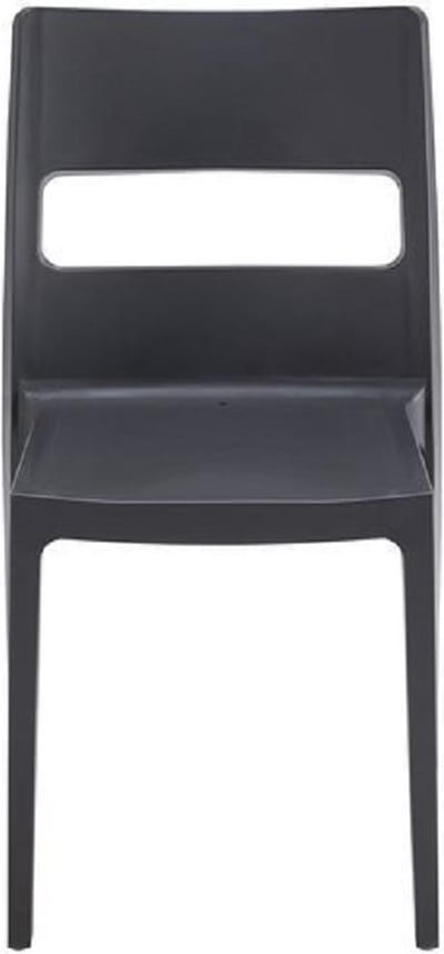 Designstoel, terrasstoel, campingstoel SAI in antraciet van het Italiaanse S•CAB. Verpakt per 6 stuks en 5 jaar garantie!