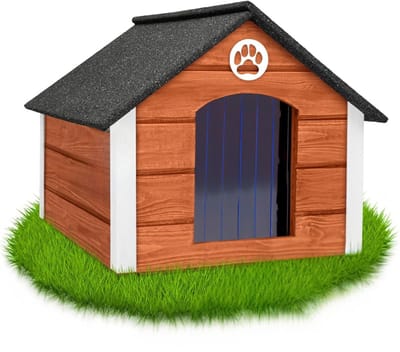 CLVP® Hondenhok Buiten – Weersbestendige Kennel – Stevig Hondenhuis – Pro