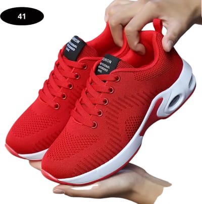 Bovista Tennisschoenen - Heren - Dames - Tenniskleding - Indoor - Outdoor - Rood - Maat 41