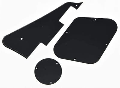 Zwart Pickguard en Achterplaat Set voor Elektrische Gitaar - Gibson Les Paul Accessoires