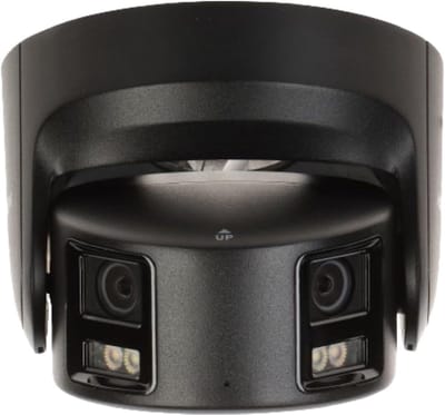 Beveiligingscamera Buiten - IP Camera - Hoge Resolutie Beveiliging - Kleur Beeld Nacht - 8MP Panoramisch - Zwart