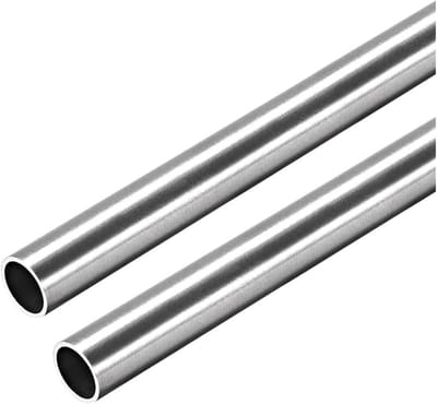 Metalen Buis - Roestvrij Staal - Doe-het-zelf Projecten - Naadloze Constructie - 2x 250mm - Zilver