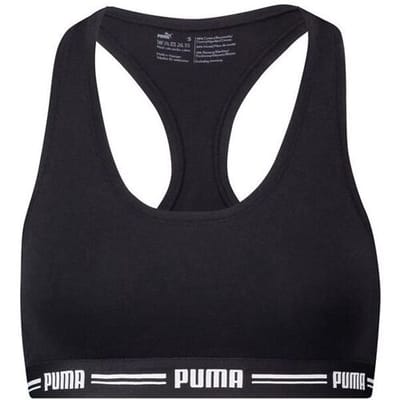 Puma - Iconic Racerback Bra - Racerback Sport Beha - M - Zwart