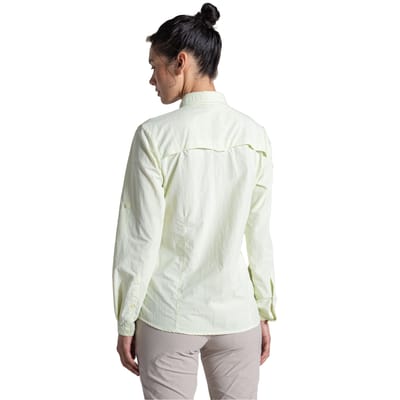 Craghoppers Dames/Dames Adventure III Nosilife Shirt Met Lange Mouwen (Peer druppel)