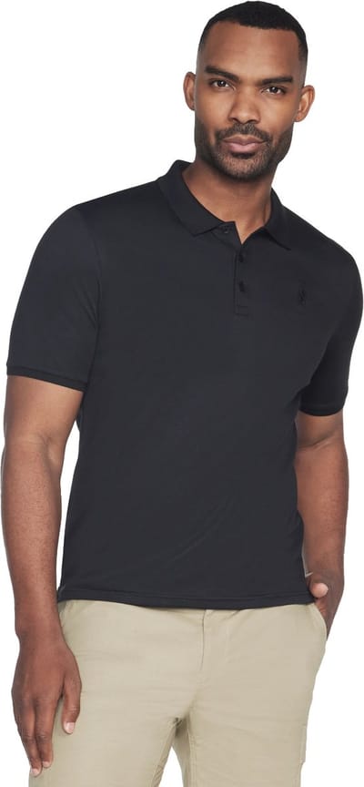 Skechers Off Duty Polo, Mannen, Zwart, Poloshirt, maat: L