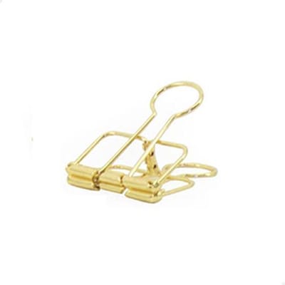 Binderclip 32 mm | Goud | 20 stuks