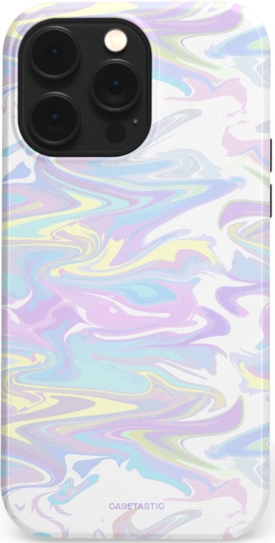 Casetastic Hoesje Geschikt voor Apple iPhone 14 Pro Max Magsafe - Stijlvolle Beschermende Duo-layer Case - IJsdans van kleur