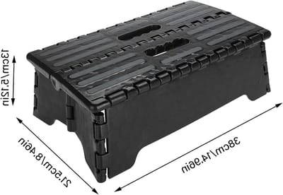 Robuuste Opvouwbare Tredenstoel van 15 Inch - Antislip, Veilig voor Kinderen en Volwassenen, Ideaal voor Keuken en Badkamer