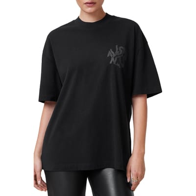AllSaints Orlando Etta Crew Black Taglia: S | Maglie Sportivi Outlet | Donna | Nero