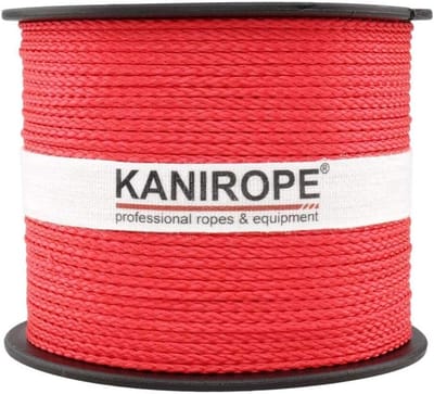 PP Touw - Polypropyleen Koord - Veelzijdig Bevestigen - 8x Gevlochten Constructie - 2mm Doorsnede 100m - Rood