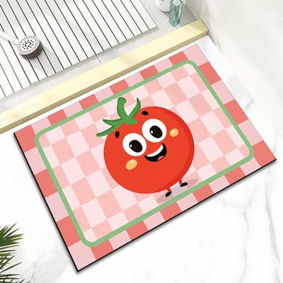 Nieuw Huishouden Cartoon Schattig Diatomeeënaarde Tapijt Entree Deur Kamer Veranda Badkamer Mat Absorberend, Antislip en Vuilafstotend 40 * 60CM Diatom Mud