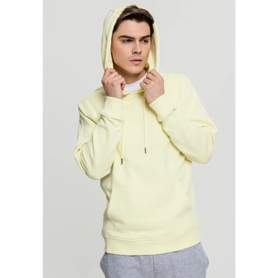 Urban Classics - Basic Sweat Hoodie/trui - S - Roze/Oranje
