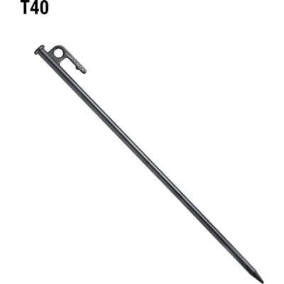 Clou de tente antirouille Clou de canopée à poteau fixe Clou de camping Clou de camping Acier à haute teneur en carbone 40cm