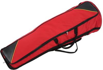 Dailygoods- Trombone Koffer 87 cm - Oxford Stof - Zacht - Gigbag - Tenor Trombone - Rood