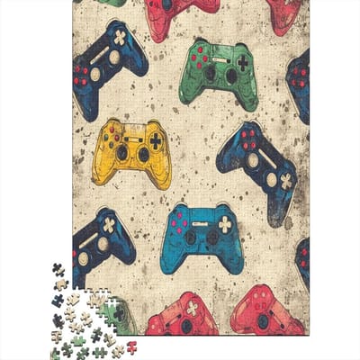 Speelpuzzel 1000 stukjes - Volwassenen puzzelspel - Ontspanning en focus - Unieke stukvormen - 75 x 50 cm - Stijl 1