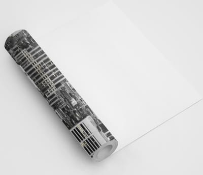 Artistiek beeld van de skyline van New York bij nacht - Fotobehang (in banen) - 350 x 260 cm