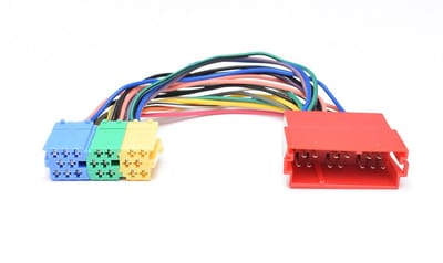 20-pins naar 8-pins Mini ISO Adapterkabel voor Autoradio (Audi/Fiat)