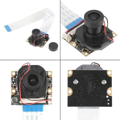 5 Millions de Pixels Vision Nocturne Commutation Automatique IR CUT Module de Caméra Carte Pour Raspberry Pi black