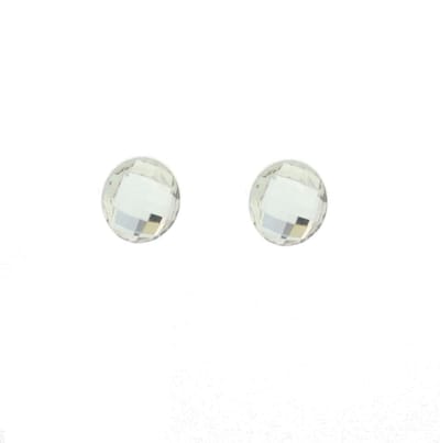 Behave - Basic ronde oorstekers - Kristal look - Tijdloos elegant