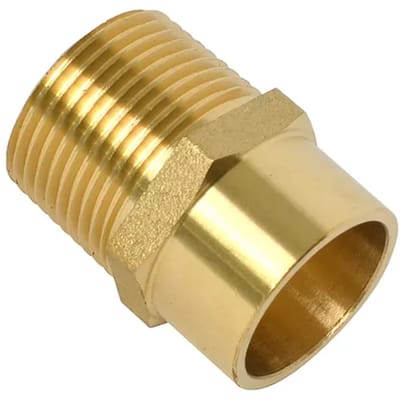 Sanivesk Soldeer Recht Overgang 15mm X 3/8"m