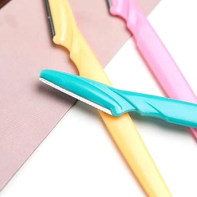 Narimano® wenkbrauwscheerapparaat, trimmer, scheerapparaat voor dames en heren, gezichtsscheerapparaat met precisieafdekking - 3Stuks