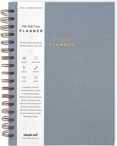 Zelfzorg Planner 12 Maanden – Dagelijks, Wekelijks & Maandelijks Doelen Stellen, Geluk & Productiviteit Vergroten