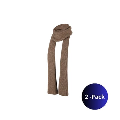 Morethansocks - Sjaal dames - Ribbed - One Size - 2-Pack