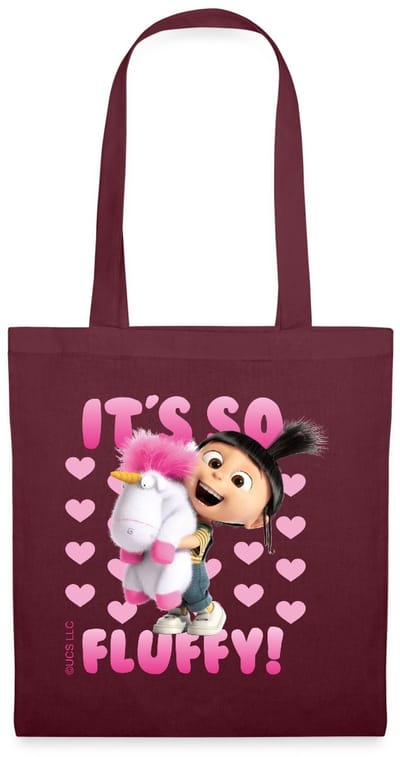 Minions Agnes It's So Fluffy Pink Tas Van Stof Schoudertas