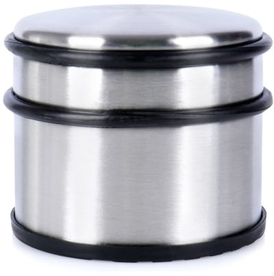 Excellent Houseware - Deurstop - 9,5x8 cm - Roestvrij Staal - Zilver