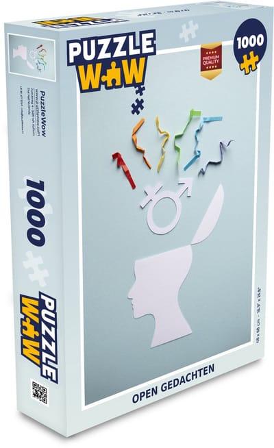 Puzzel Open gedachten - Legpuzzel - Puzzel 1000 stukjes volwassenen