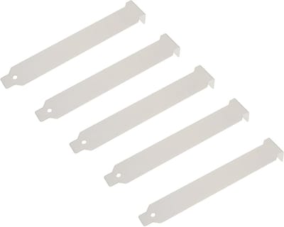 Metalen PCI Covers - Slot Afdekking - Computer Behuizing - Zwaar Metaal Ontwerp - 120mm x 1mm - Zilver