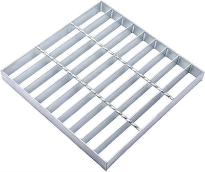 Robuust Stalen Afvoerrooster 30 x 30 cm, 2,9 cm Dik voor Oprit, Garage en Binnenplaats - Vierkant Drainagerooster