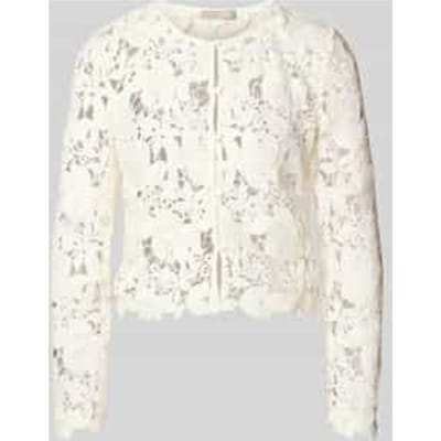 Regular fit Jack van bloemenprint kant