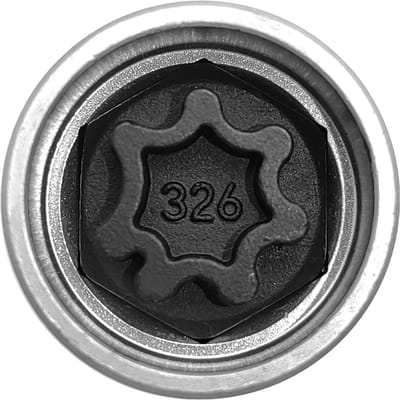 Remplacement pour clé de roue antivol Mercedes Benz Security Master 330 Douille à vis antivol 326 argenté