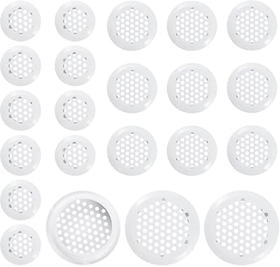 Ronde Ventilatieopeningen Set van 30 Stuks - Roestvrij Staal - Diverse Maten voor Keuken, Badkamer en Kast