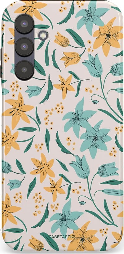Casetastic Hoesje Geschikt voor Samsung A25 - Stijlvolle Beschermende Duo-layer Case - Sereen in bloei