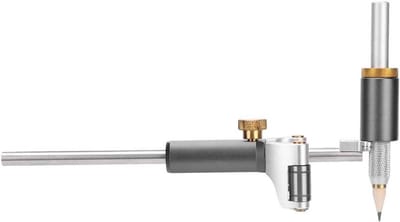 Rechte Lijn en Arc Scriber Tool voor Houtbewerking - Dual-Purpose Liniaal voor Parallelle Lijntekening - Handige DIY Tool met Precisie - Houtbewerkingsgereedschap