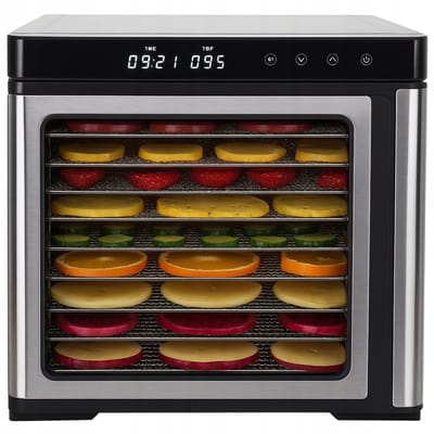 Artronix Serie - Voedseldroger - 1000W - 9 RVS Trays - LCD Display