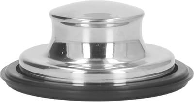 Gootsteenstop - Afvoerplug - Keuken Afvoer - Lekvrije Afdichting - 86 Mm - Zilver