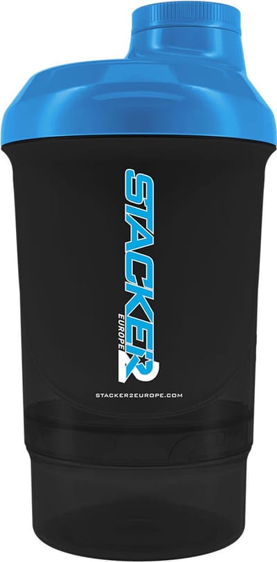 Stacker 2 Eiwit Shakebeker - Shaker - 300ml - met poederbak