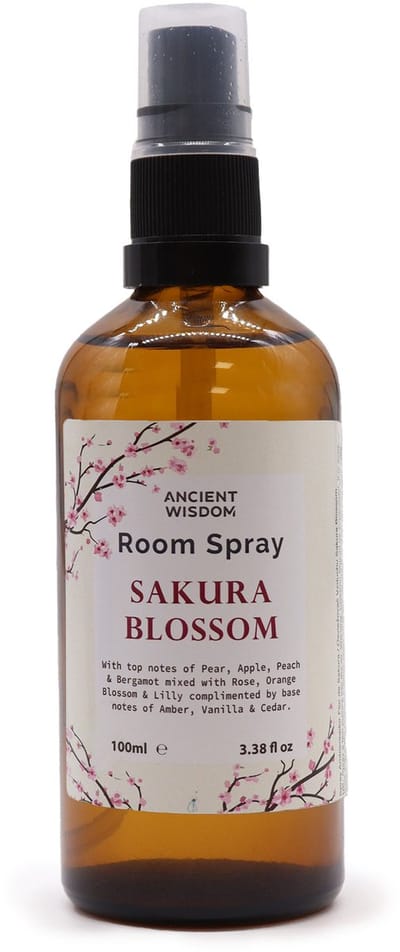Roomspray - kamerspray - frisse kamer spray - sakura blossom - 100ml