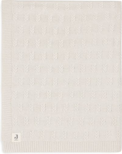 Jollein - Deken Ledikant 100x150cm - Dekentje Baby - Grain Knit - Oatmeal