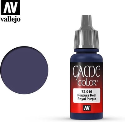 Vallejo Hobbyverf Acrylverf - 72016 Game Color - Royal Purple - Acryl - Verf flesje - 18 ml