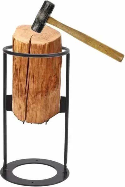 MazrekuHome® - Houtklover - Houtsplitter - Brandhout Splitter Te Besparen Arbeid - Draagbaar Hout Splitsen - Gereedschap Hout Splitter - Draagbare Ijzer Splitsen Wig Buiten - Hout Breker