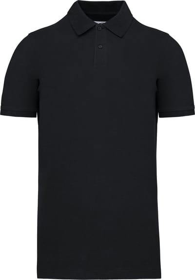 Kariban Piqué-herenpolo Bio180 K2025 - Black - S