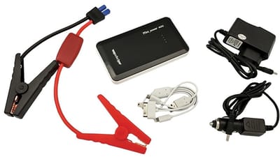 Adler MINI POWER-400 - Multifunctioneel Startapparaat - Powerbank - 7500 mAh - LED Zaklamp