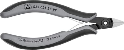 Precisie kniptang - Elektronica tang - Fijnste draden knippen - ESD-veiligheid - 125 mm - Multicolor