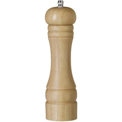 HENDI Houten zoutmolen – keramisch maalmechanisme – licht hout – ⌀57x(H)215mm
